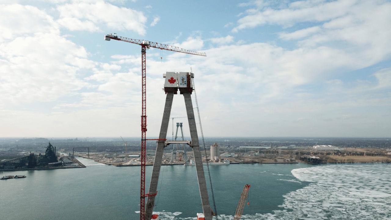 Canadian Bridge Site Progress - April 13, 2022