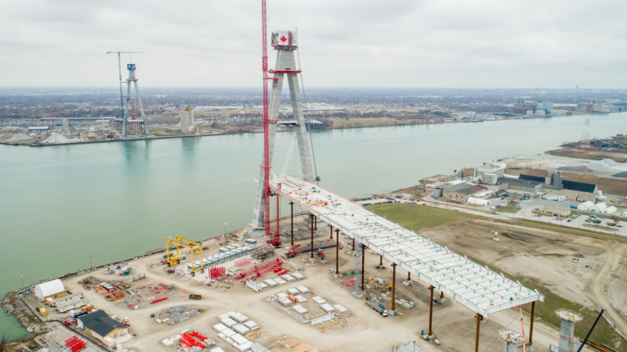 Canadian Bridge Site Progress December 2022 - January 2023