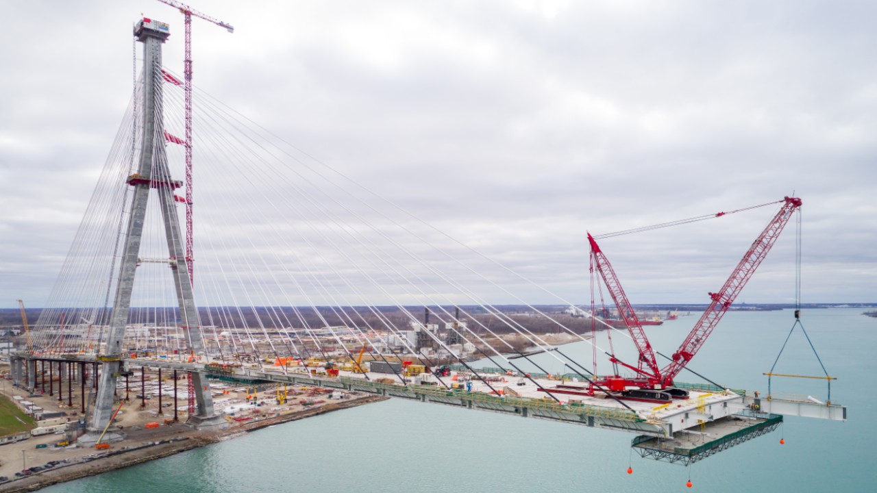 Canadian Bridge Site Progress - December 2023