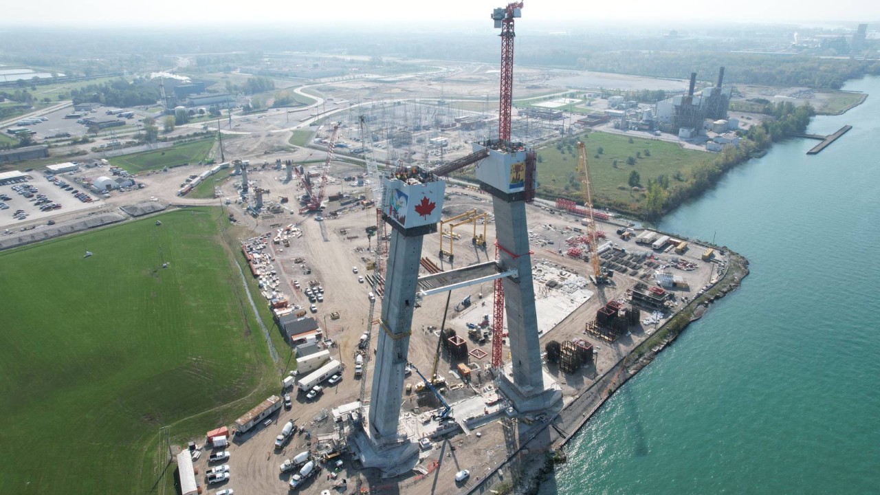 Canadian Bridge Site Progress - October 25, 2021