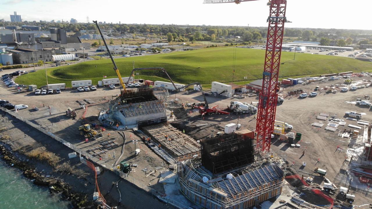 Canadian Bridge Site Progress - October 6, 2020