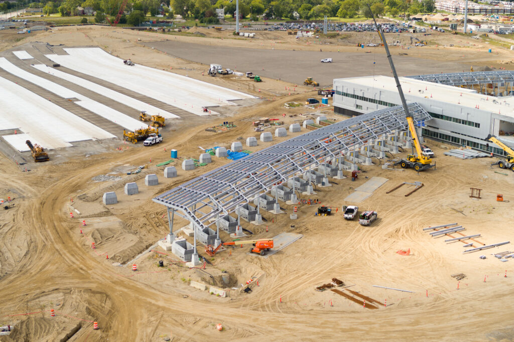 toll booth construction
