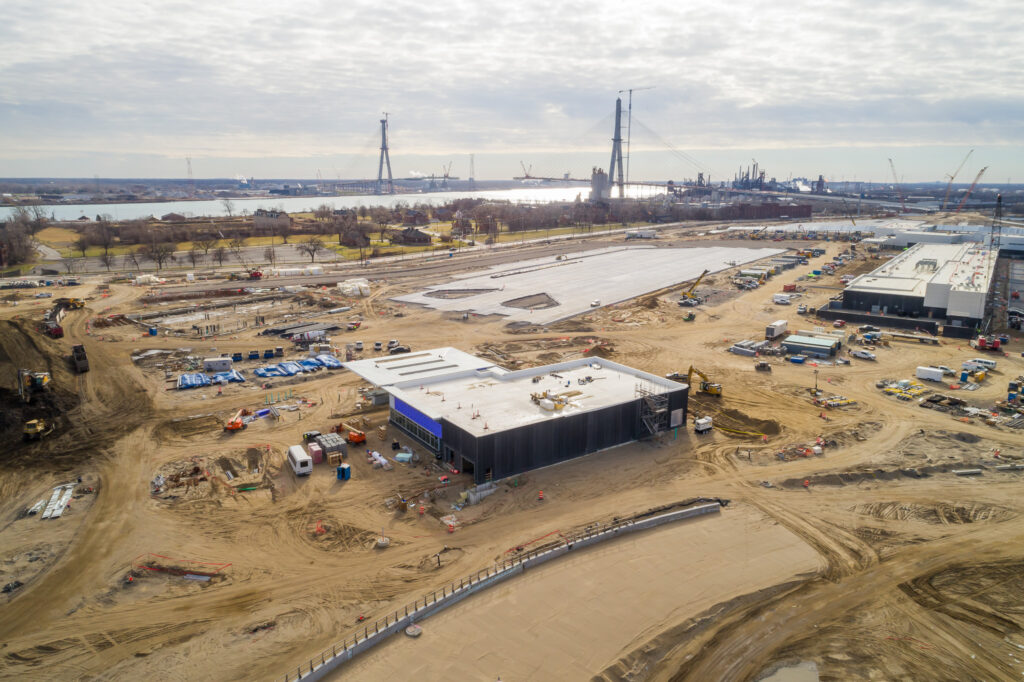 toll booth construction