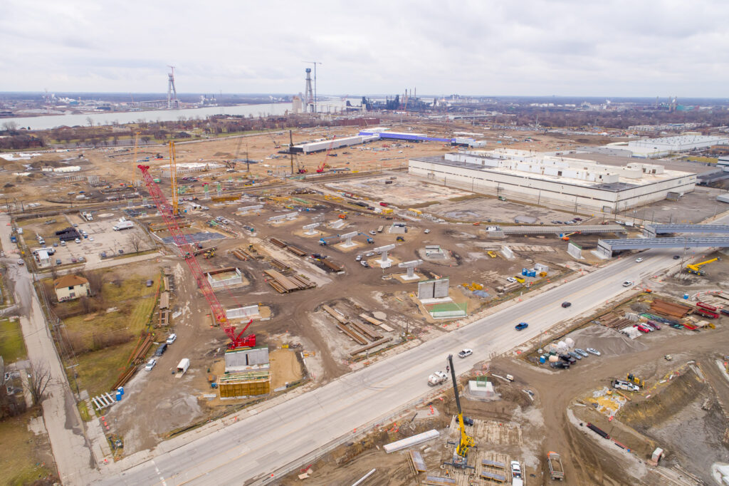 development progress for toll booths