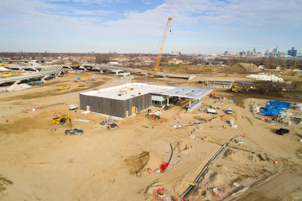 toll booth construction