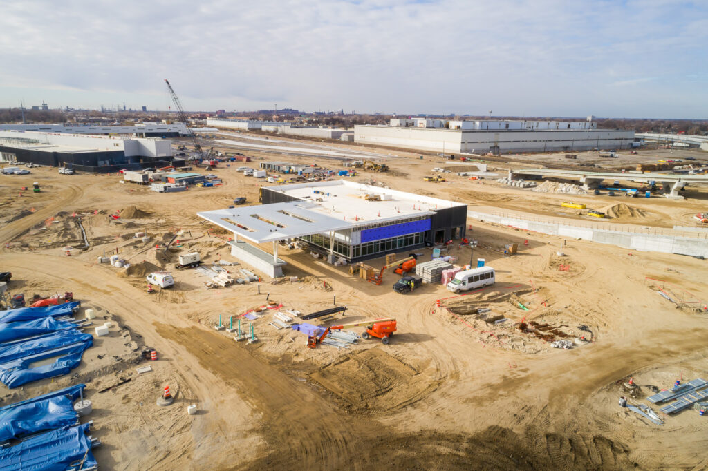 toll booth construction