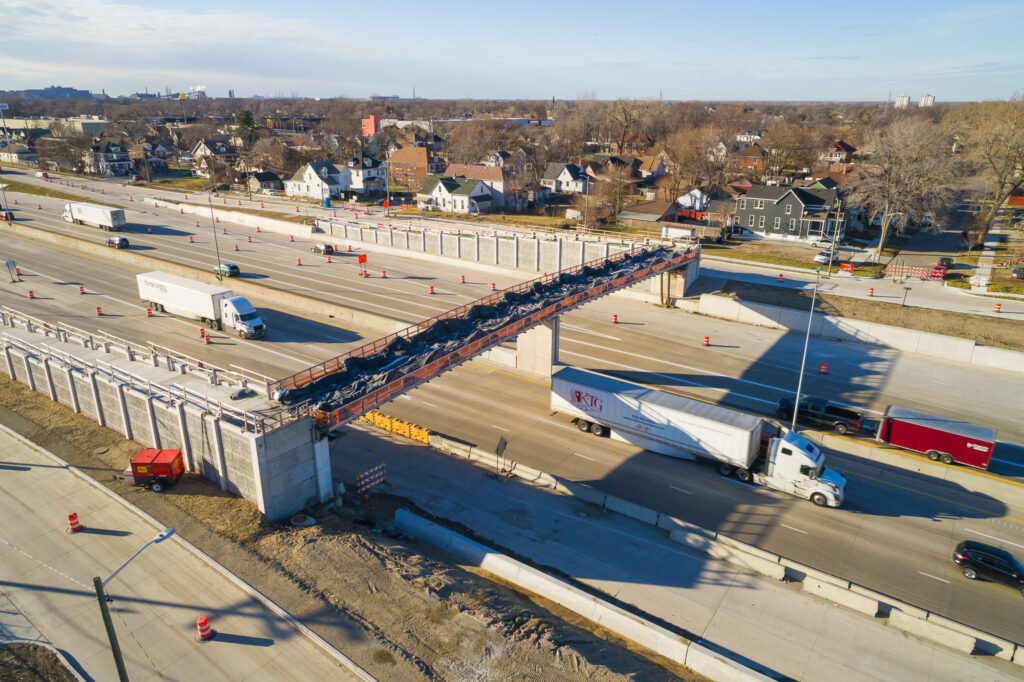 over bridge construction