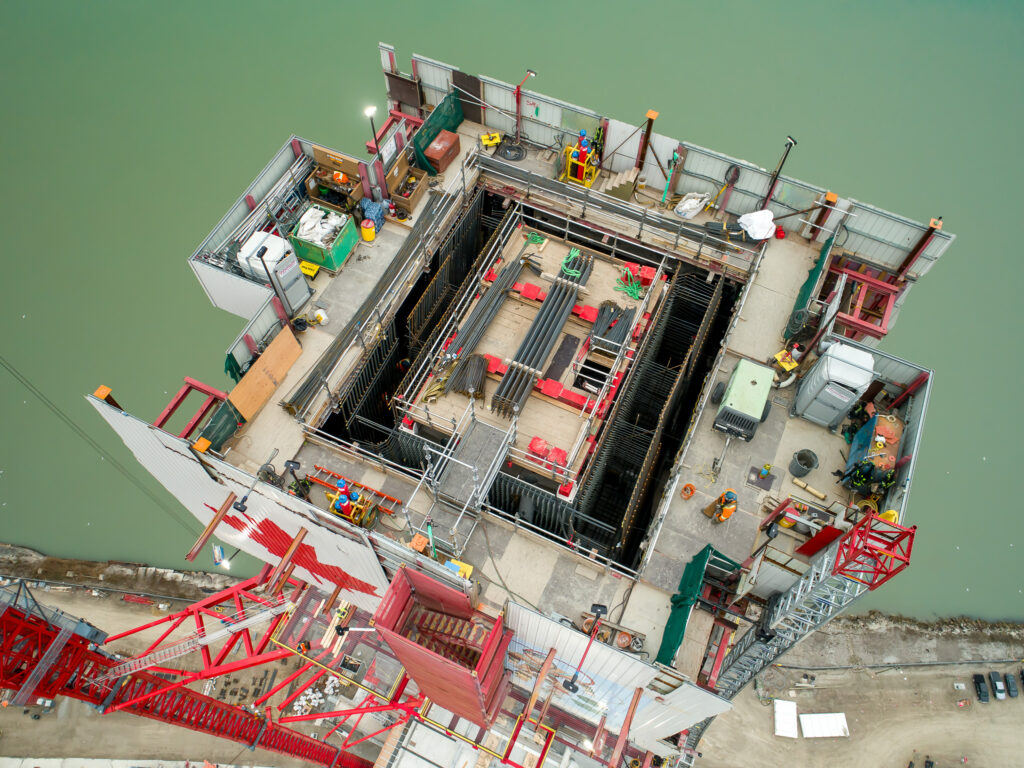 Bridge Site Progress