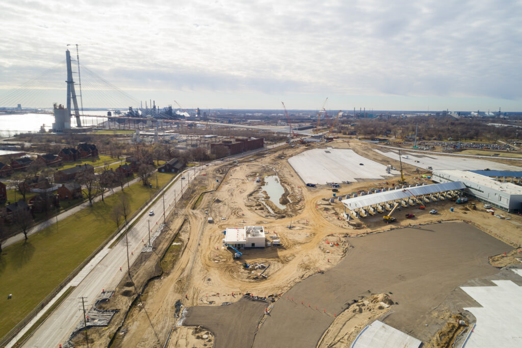 toll booth construction