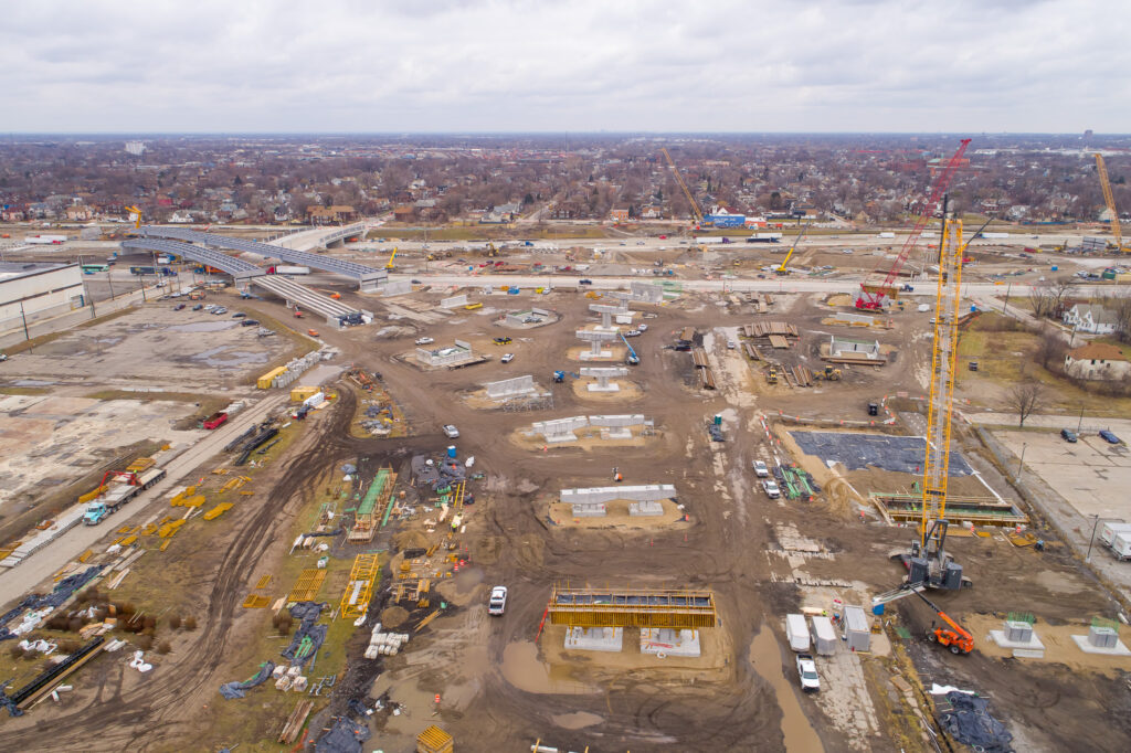 development progress for toll booths