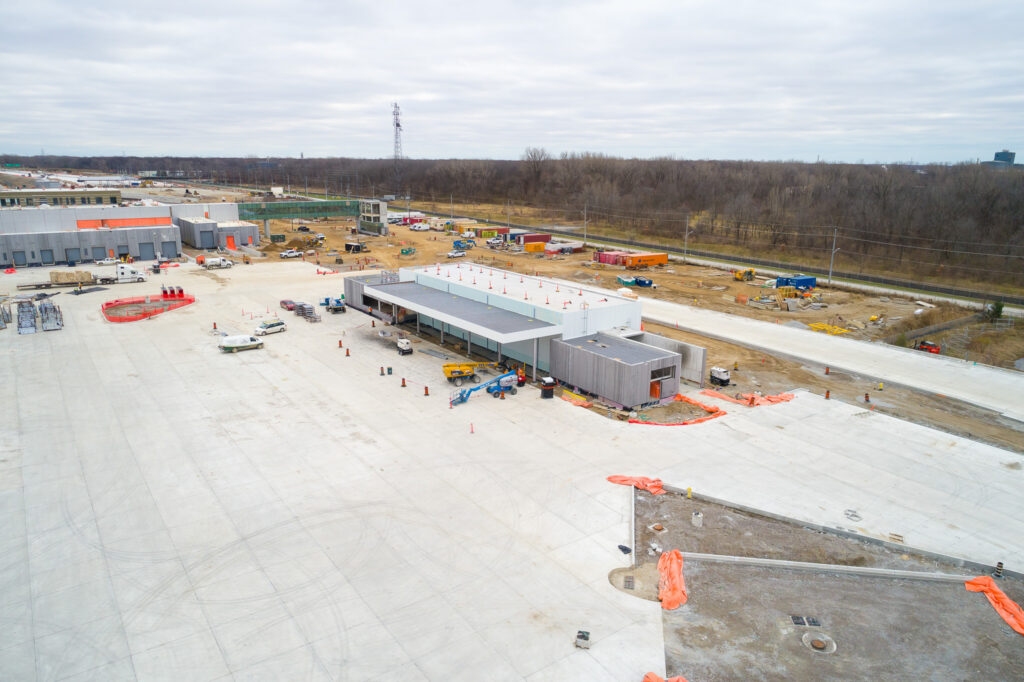 toll booth construction
