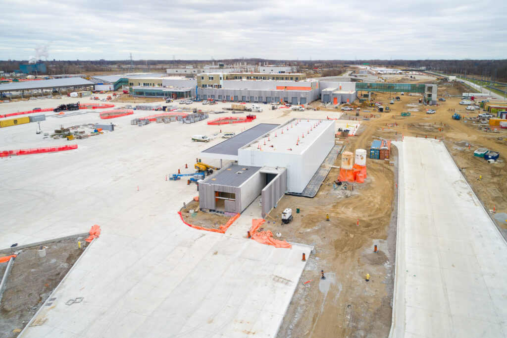 toll booth construction