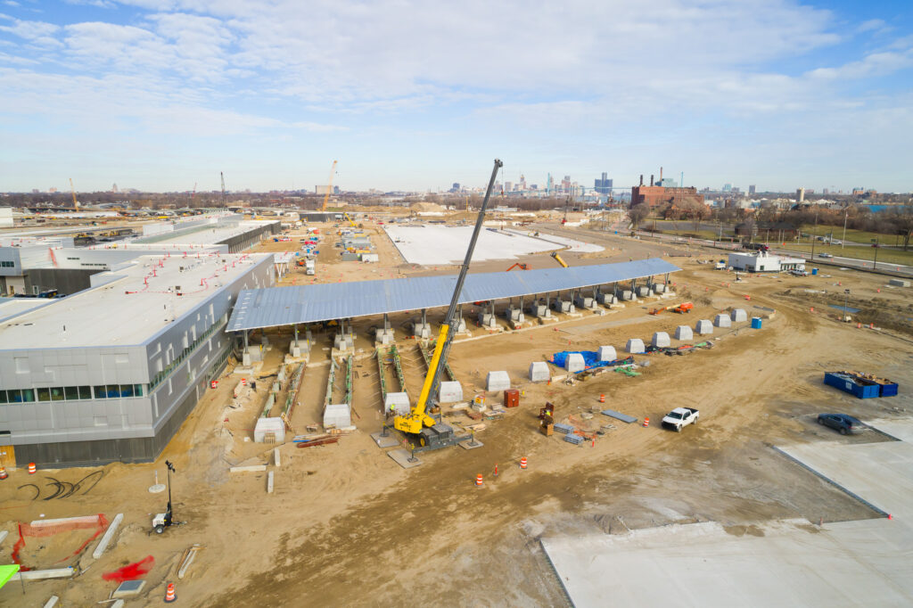 toll booth construction
