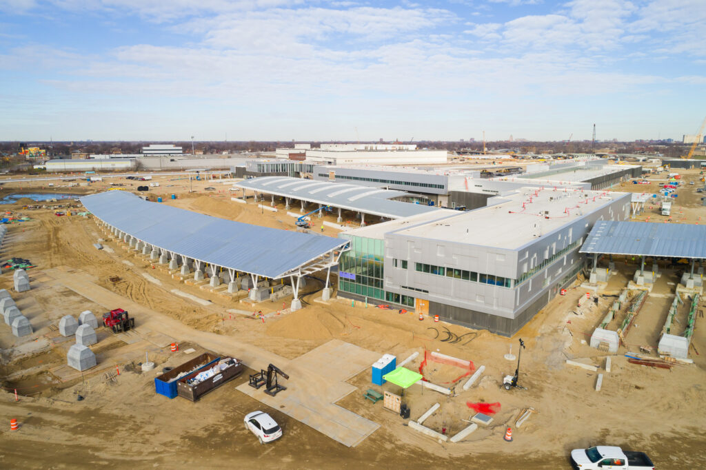 toll booth construction