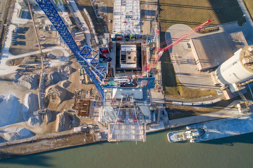 Bridge Site Progress