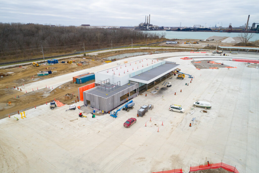 toll booth construction