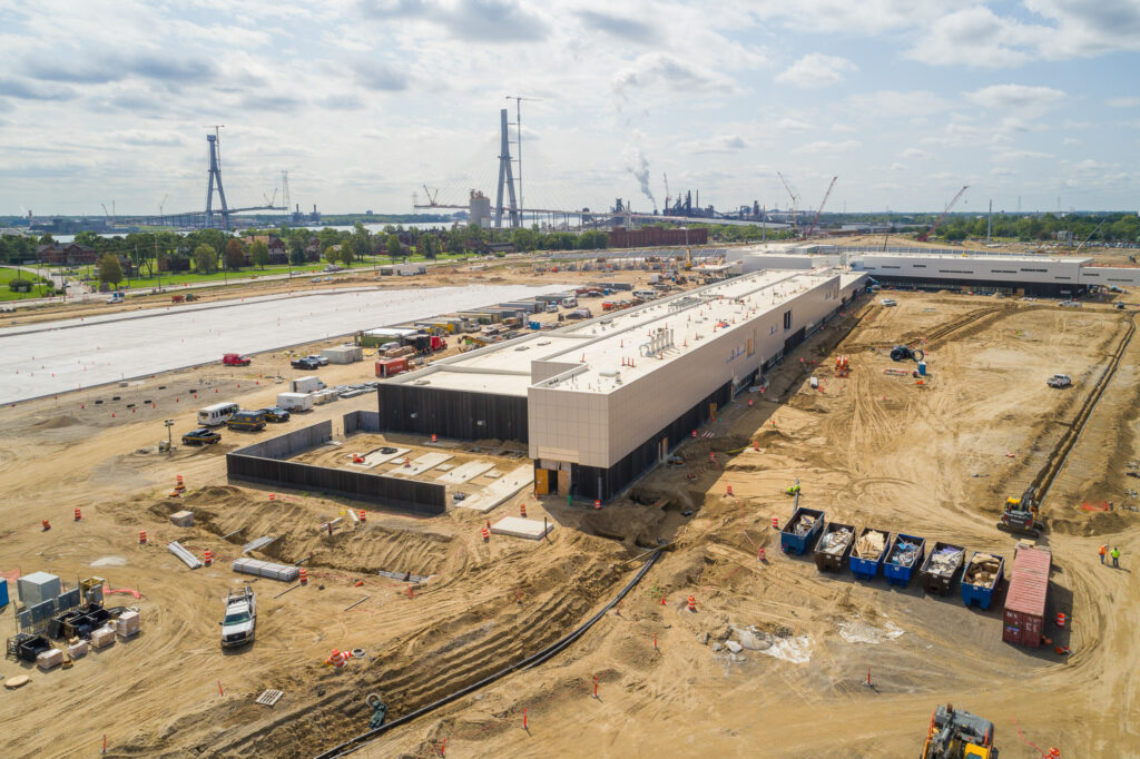 toll booth construction