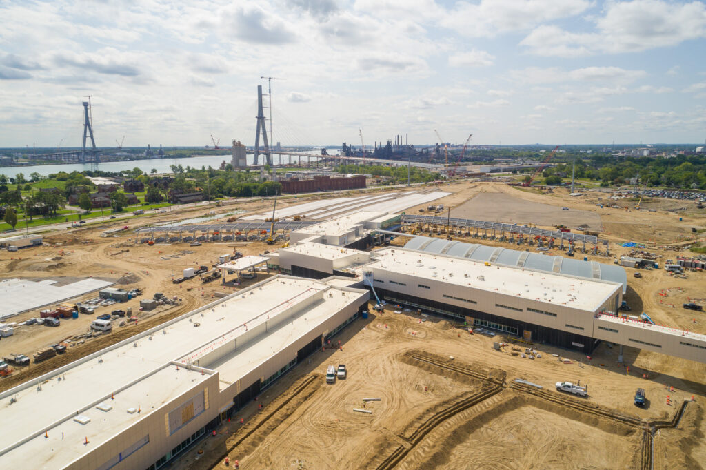 toll booth construction