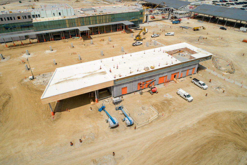 development progress for toll booths