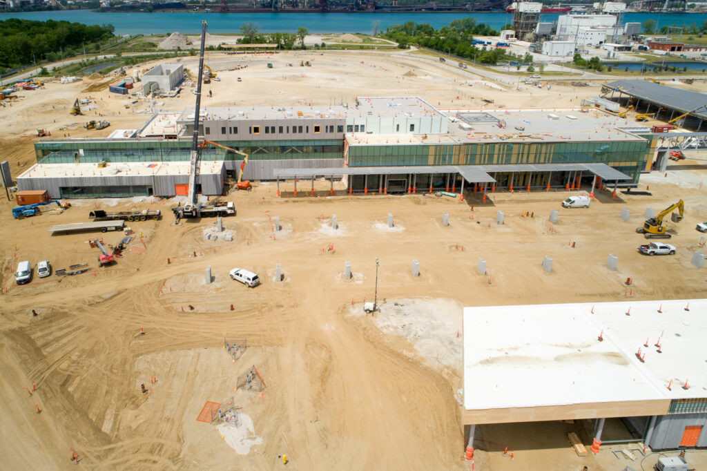 development progress for toll booths