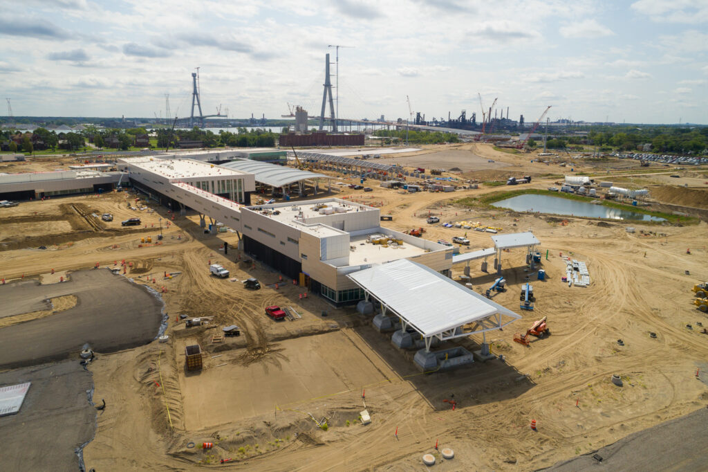 toll booth construction