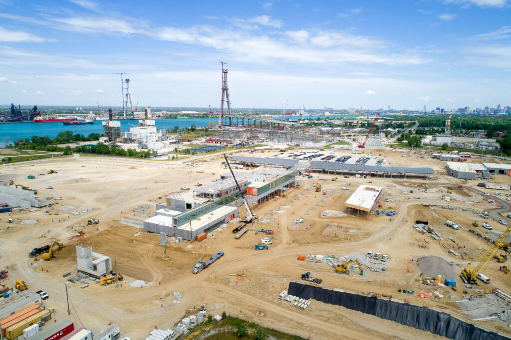 development progress for toll booths