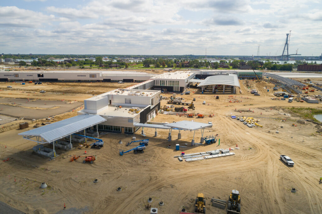 toll booth construction
