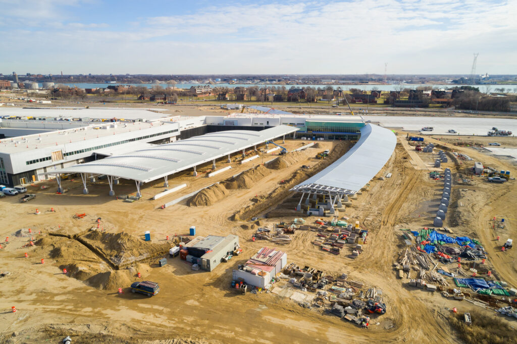 toll booth construction