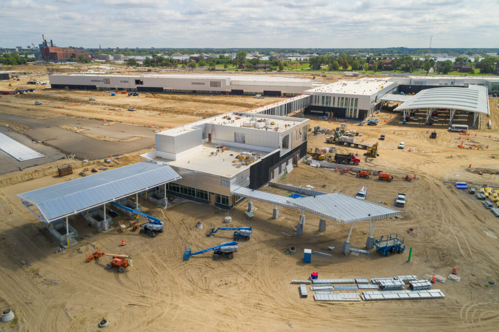 toll booth construction