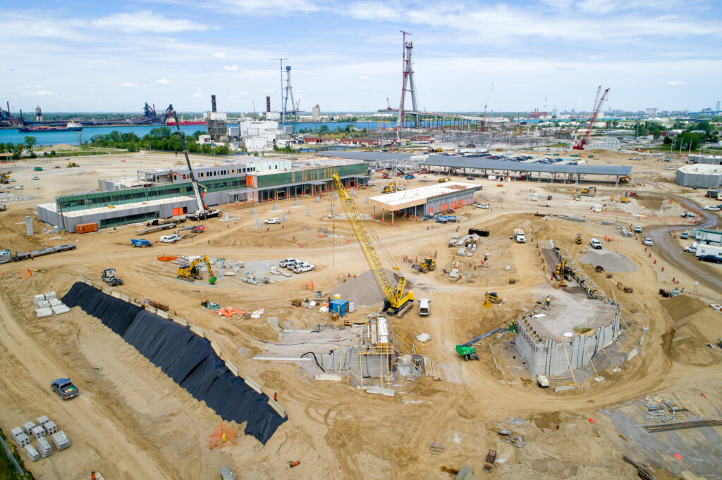 development progress for toll booths