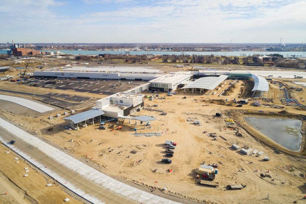 toll booth construction