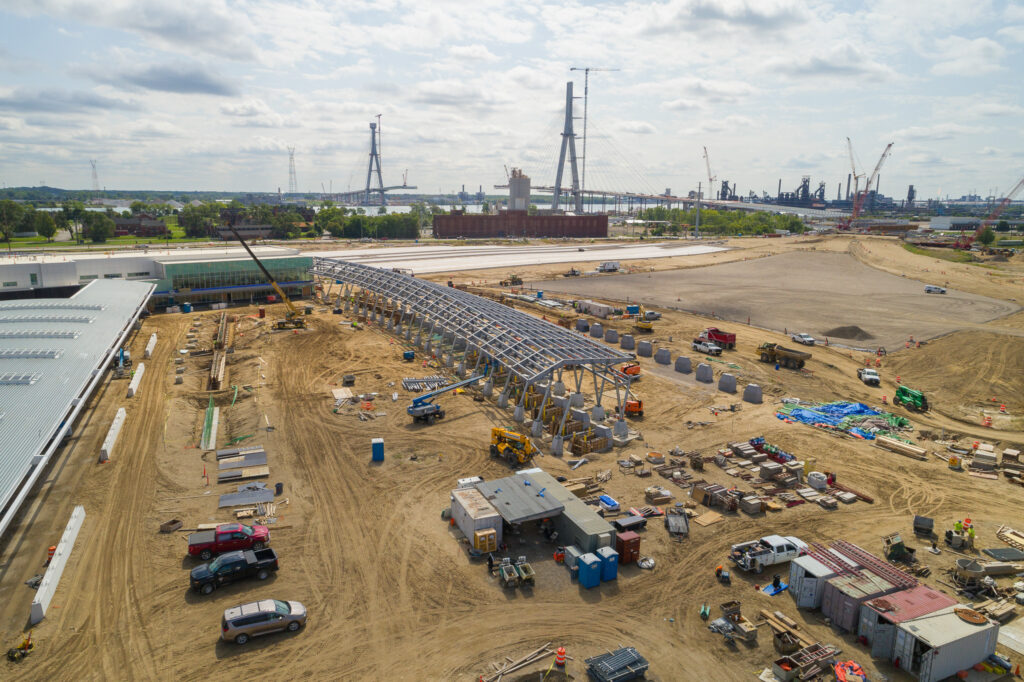 toll booth construction