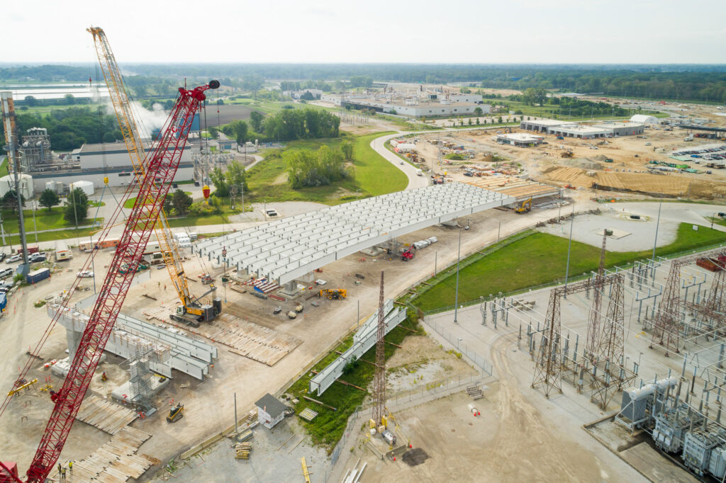 development progress for toll booths