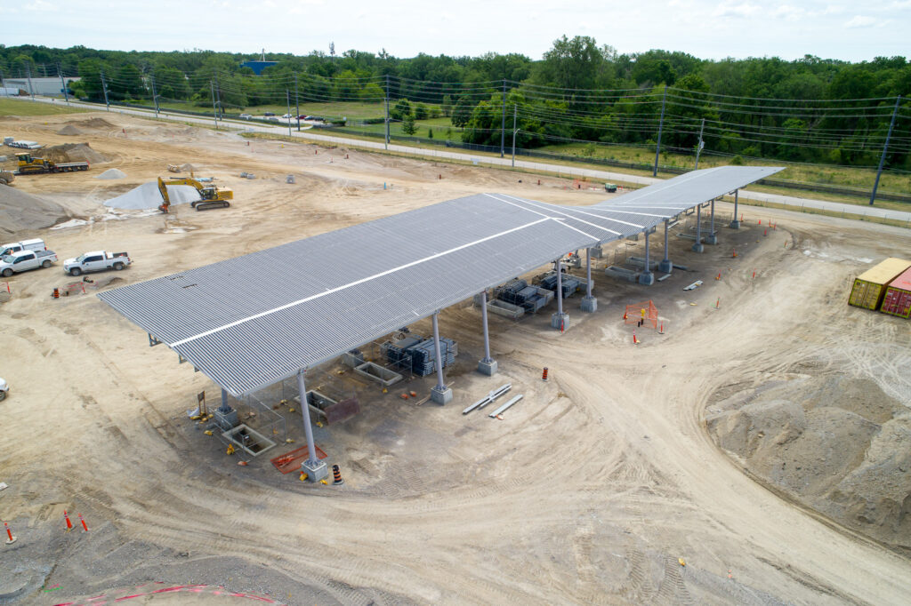development progress for toll booths