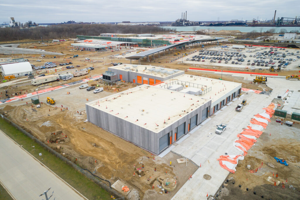 toll booth construction