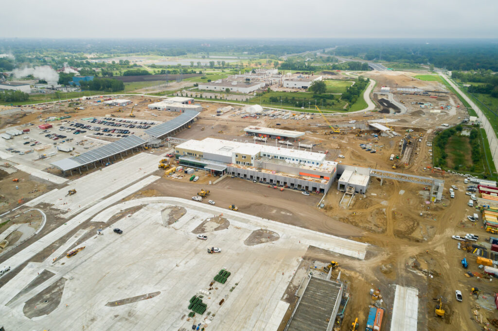 development progress for toll booths