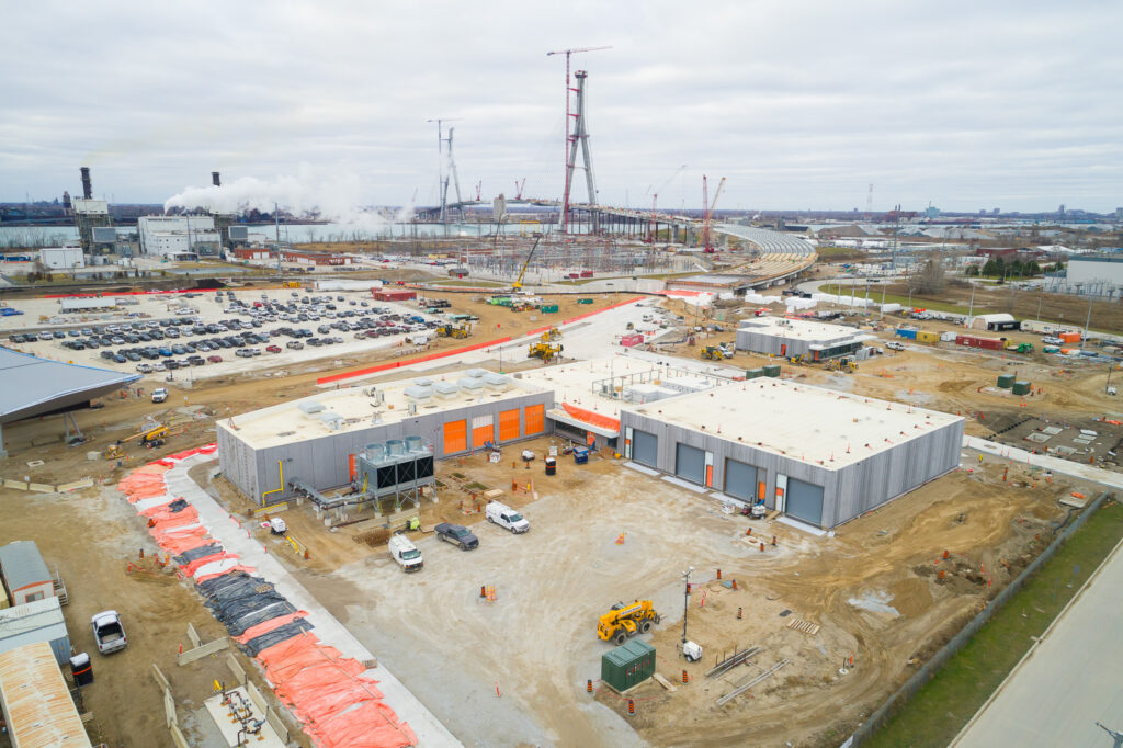 toll booth construction