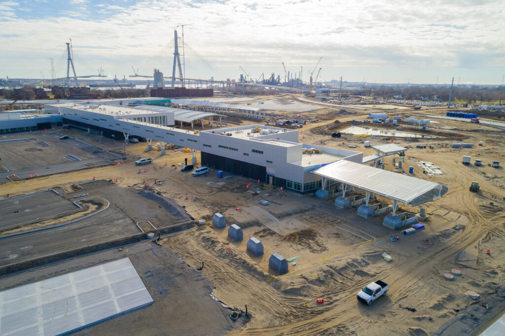 toll booth construction