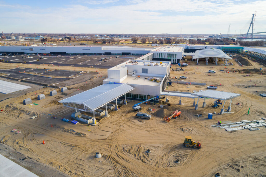 toll booth construction