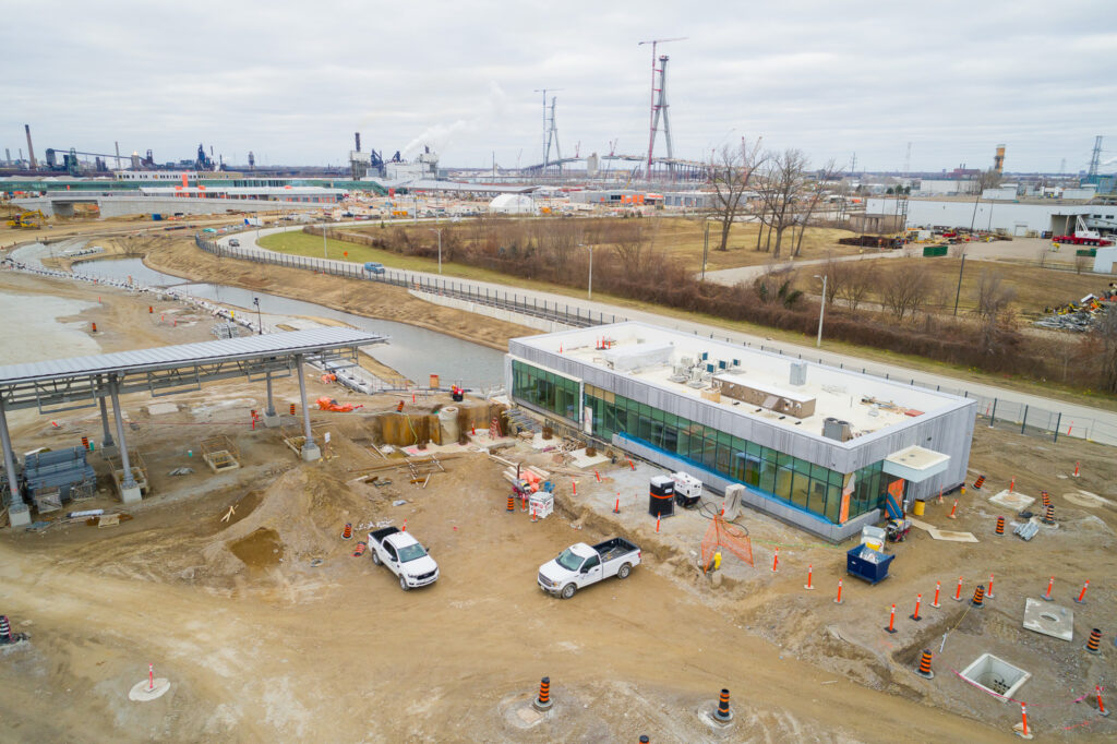toll booth construction