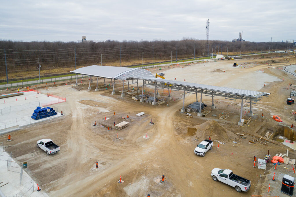 toll booth construction