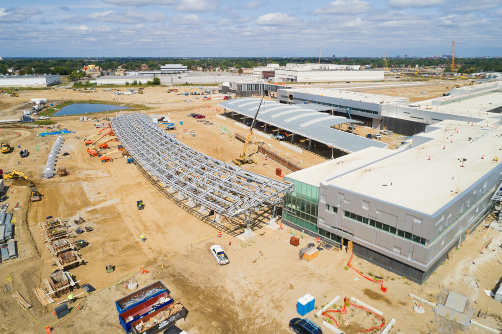 toll booth construction