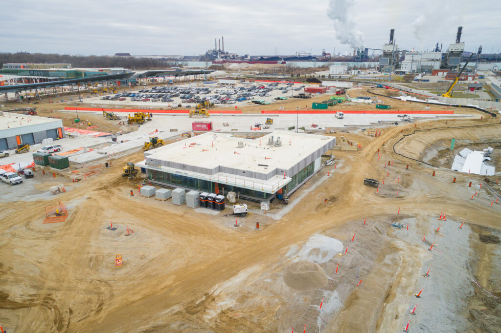 toll booth construction