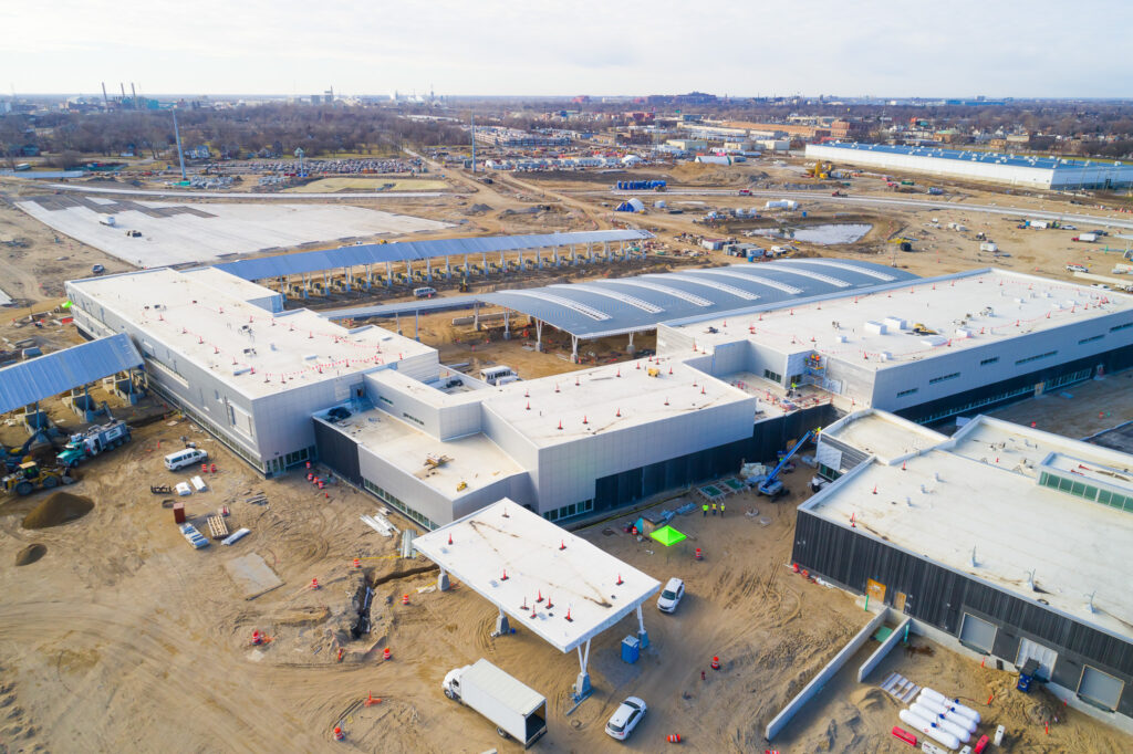 toll booth construction