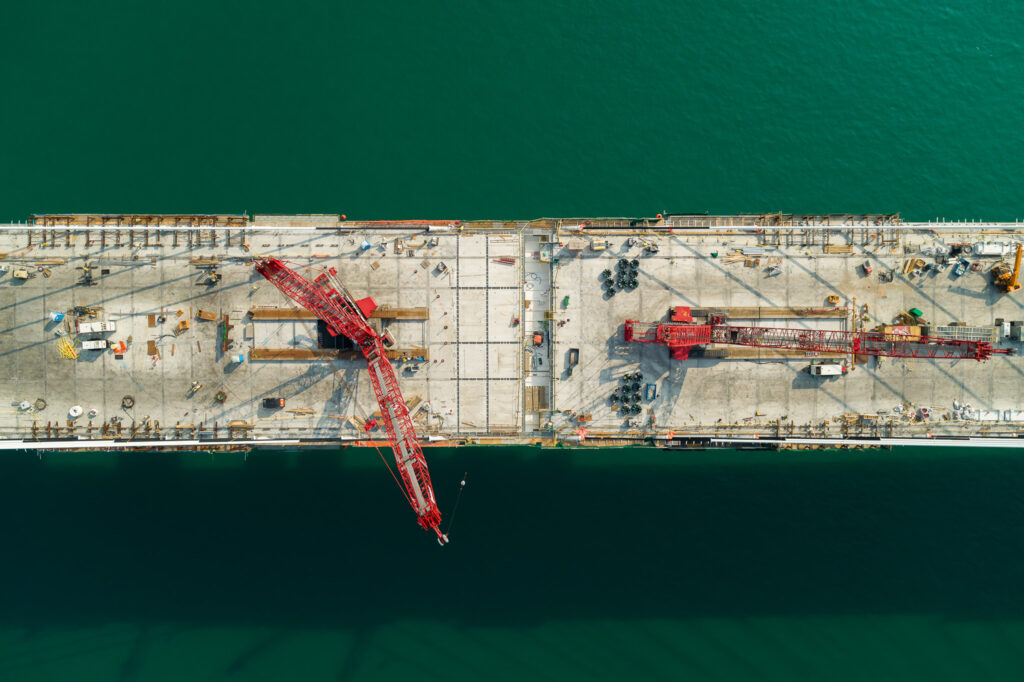 Bridge Site Progress