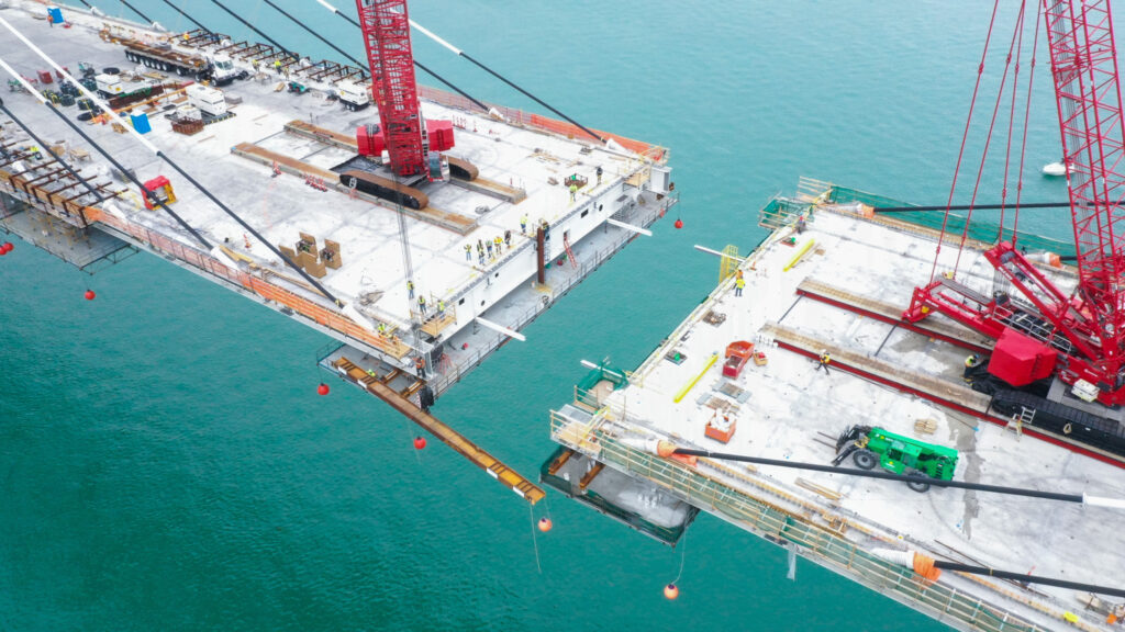 Bridge Site Progress