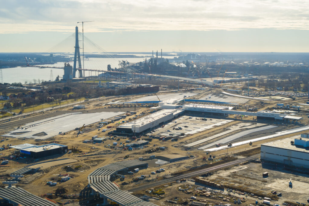 International Bridge Site Progress