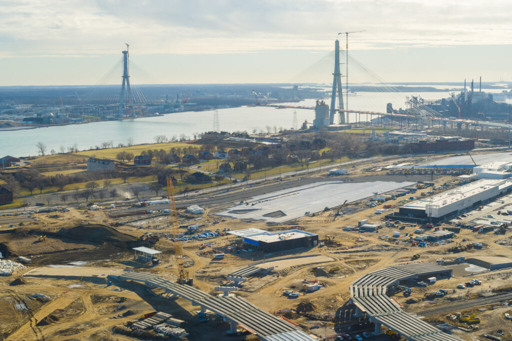 International Bridge Site Progress