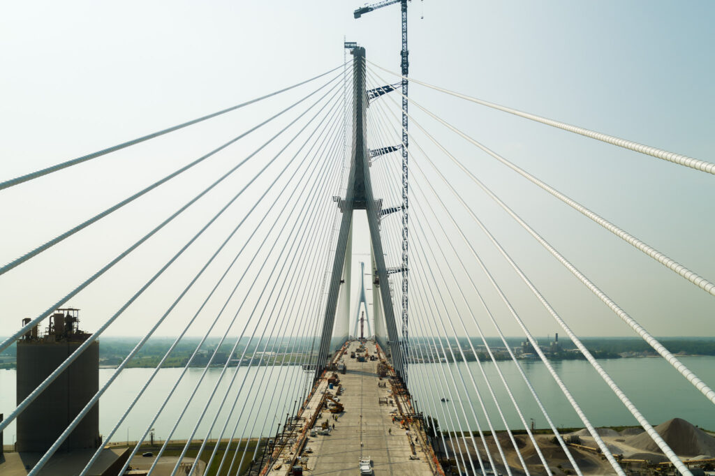 Progress on the bridge cable wire