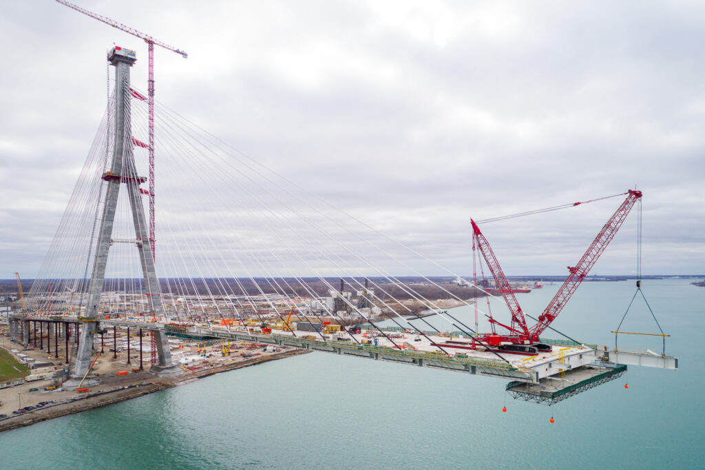 Canadian Bridge Site Progress - December 2023